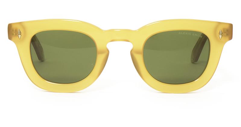 Alexis Amor Cameron sunglasses in Opaque Amber Glow