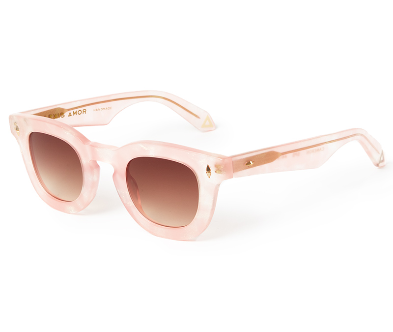 Alexis Amor Cameron sunglasses in Soft Pink Sparkle