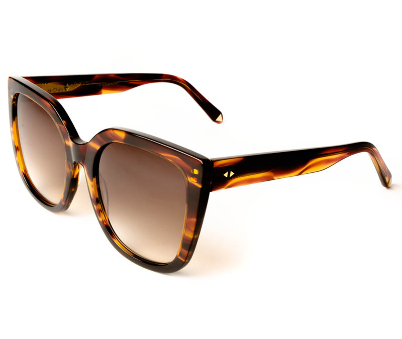 Alexis Amor Orla sunglasses in Smooth Caramel Stripe