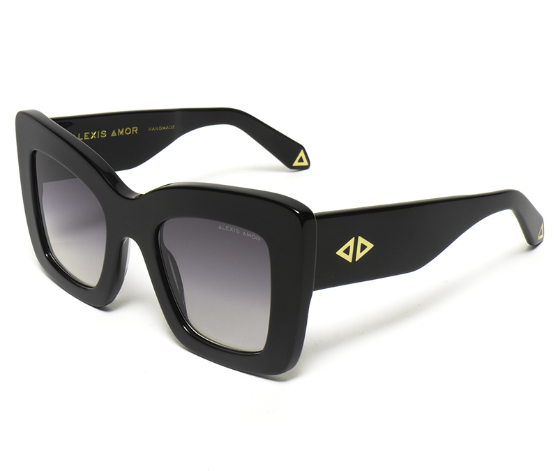 Alexis Amor Minnie sunglasses in Gloss Piano Black