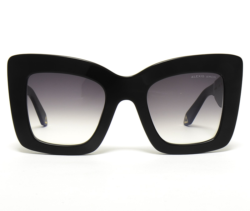 Alexis Amor Minnie sunglasses in Gloss Piano Black