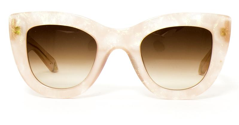 Alexis Amor Una sunglasses in Soft Pink Sparkle