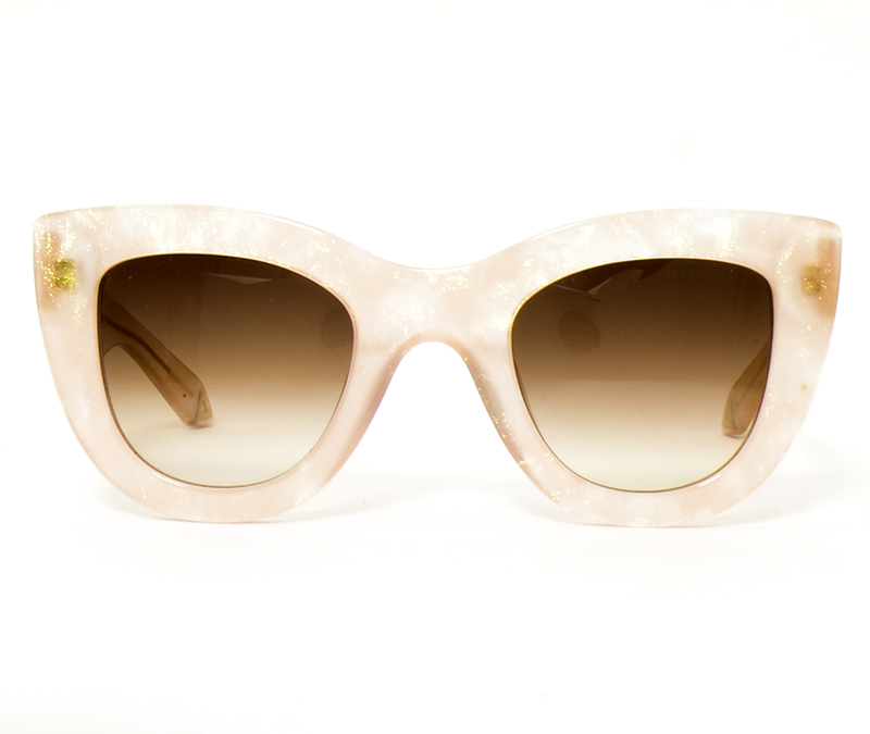 Alexis Amor Una sunglasses in Soft Pink Sparkle