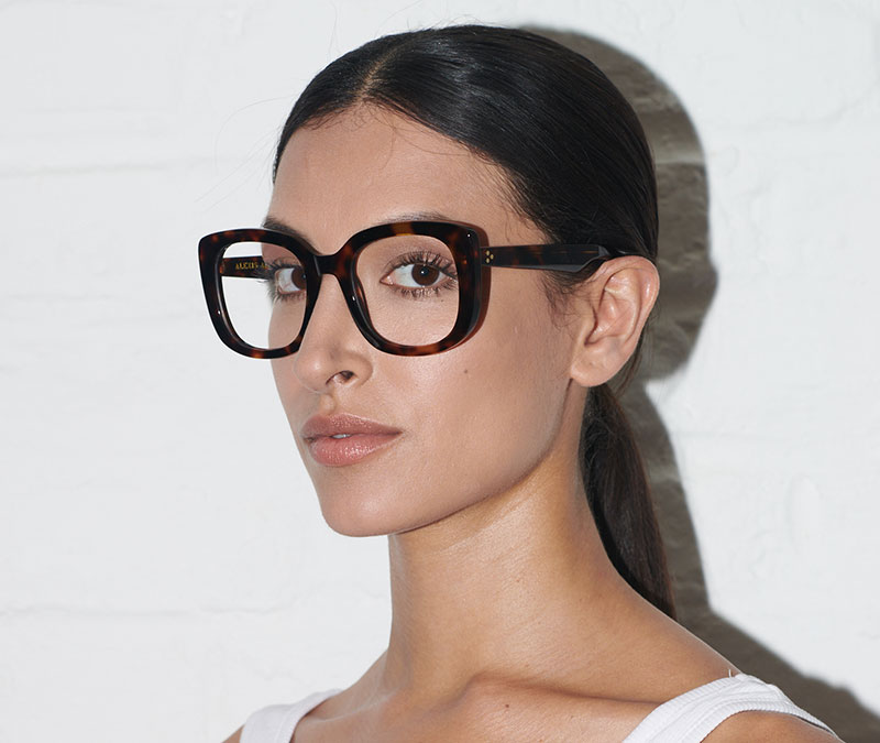 Alexis Amor Vera frames in Dark Amber Fleck